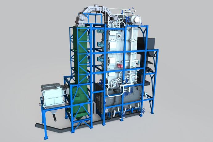 Промисловий паровий котел для виробництва пари в технологічних та енергетичних системах