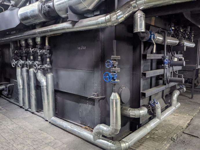 Котел після модернізації системи спалювання