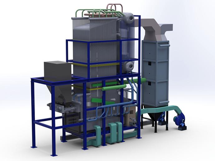 industrial steam boiler