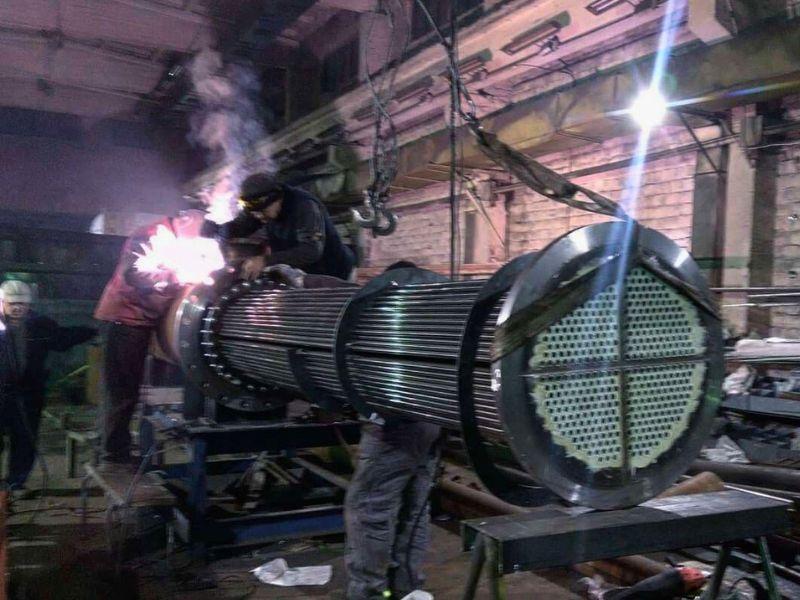 Manufacturing of BET type heat exchanger