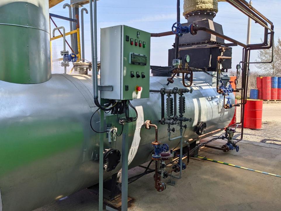 Single steam boiler unit with 700kg/h capacity for efficient heat utilization