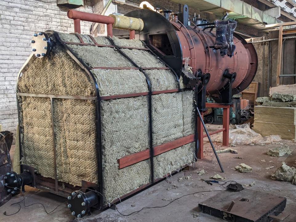 Insulation Works on Industrial Boiler